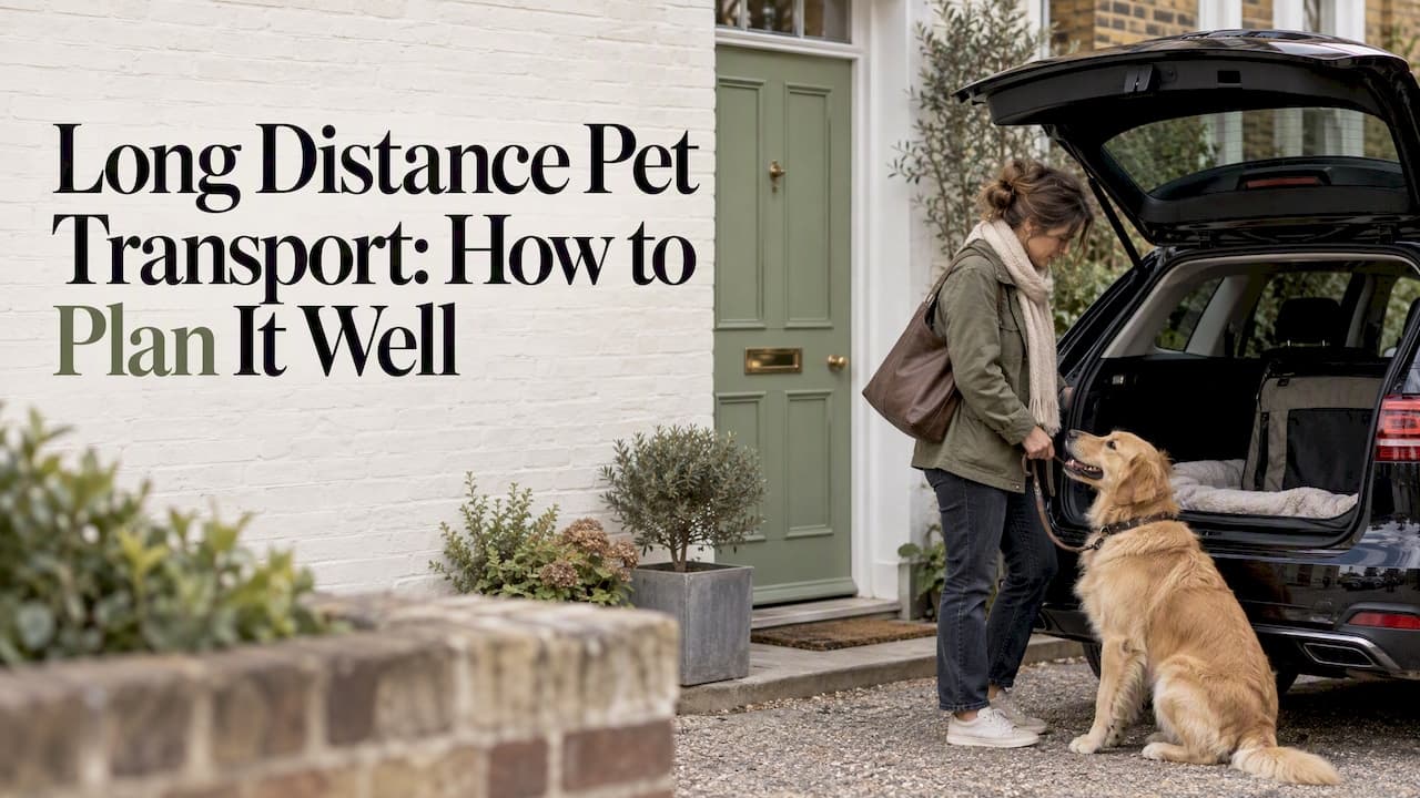 Long Distance Pet Transport: How to Plan It Well